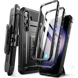 Supcase UB Pro for Samsung Galaxy S24 Plus, [2 Front Frames] [Military-Grade Protection] Heavy Duty Rugged with Built-in Screen Protector & Kickstand & Belt-Clip Black